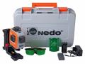 Laser křížový NEDO X-Liner 3D green